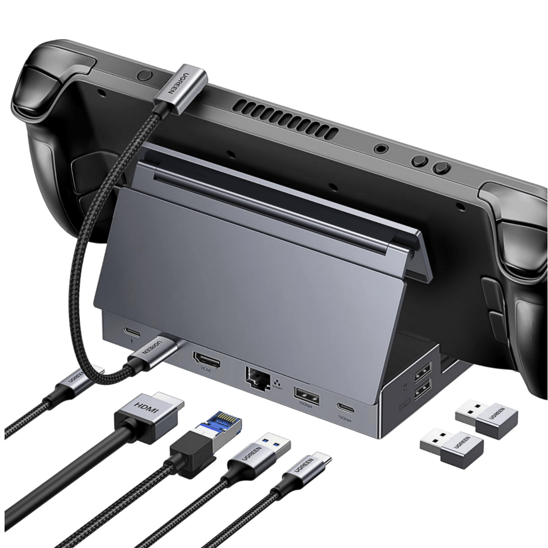 Steam Deck Dock 6 in 1 - 4K HDMI - Multifunctioneel Docking station vo Steam Deck Dock 6 in 1 - 4K HDMI - Multifunctioneel Docking station vo