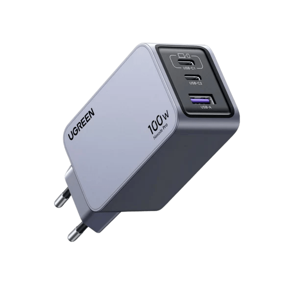 UGREEN Nexode Pro 100W Oplader GaN USB C 3 poorts Snellader UGREEN NL ugreen-nexode-pro-100w-oplader-gan-usb-c-3-poorts-snellader-ugreen-nl