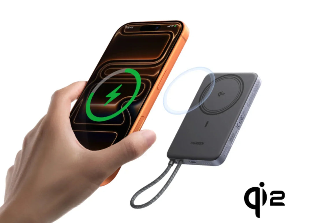 Kan een magnetische powerbank een iPhone met hoesje opladen?