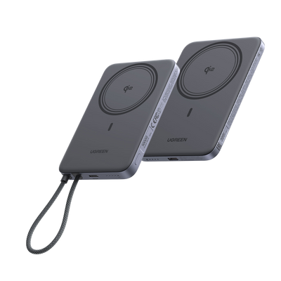 UGREEN MagFlow Air Magnetische Powerbankbundel (10.000 mAh + 5.000 mAh, Qi2 15 W)