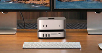 UGREEN Maxidok 10-in-1 Thunderbolt™ 5 Mac mini Dock met M.2 NVMe SSD-slot, dual 6K-displays voor Mac mini M4/M4 Pro