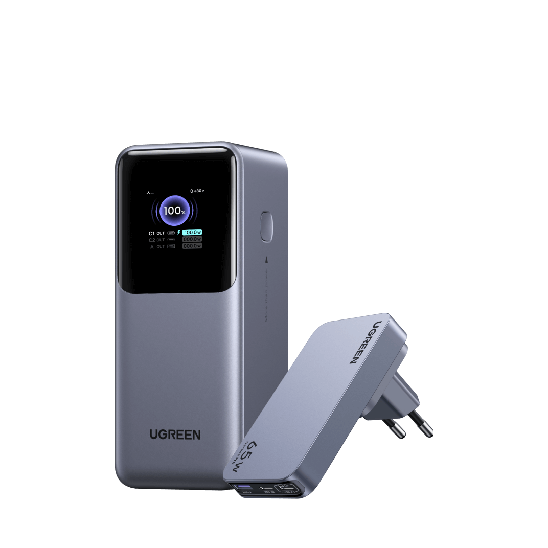 UGREEN Nexode Power Bank 20000mAh 130W met 65W Oplader Slim