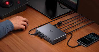 UGREEN Maxidok 10-in-1 Thunderbolt™ 5 Dockingstation met Gigabit Ethernet – Dual 6K/8K-display voor Mac & Windows