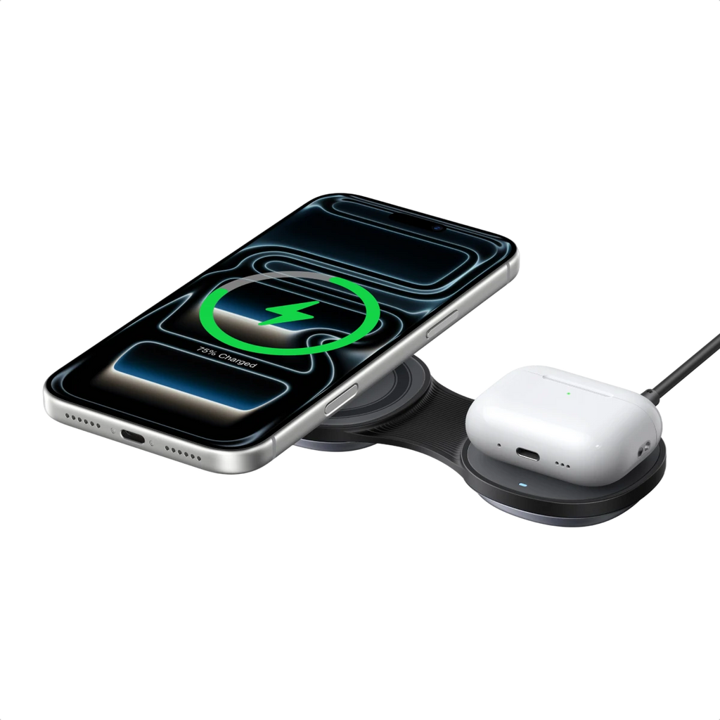 UGREEN MagFlow Magnetische Draadloze Oplader (2-in-1 Opvouwbaar, Qi2 25 W, 30 W USB-C-ingang)