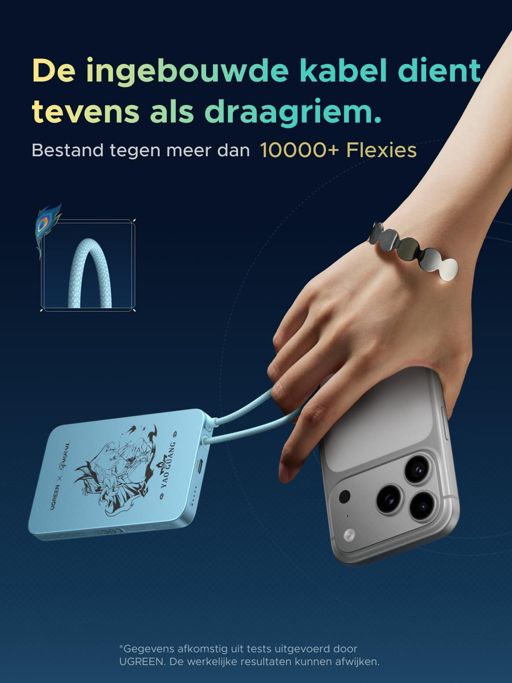 UGREEN x Honkai: Star Rail 10.000 mAh 30 W magnetische powerbank