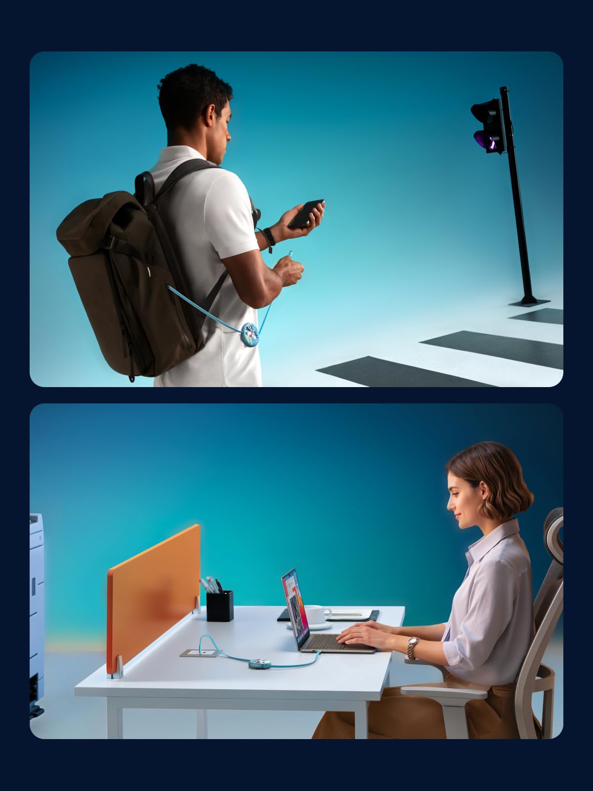 UGREEN x Honkai: Star Rail 100 W intrekbare USB-C-kabel