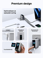 UGREEN Nexode Pro 100 W Oplader met Smart Display | UGREEN NL