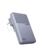 UGREEN Nexode Air Slim Oplader (65W, 3-Poorts, Opvouwbare Stekker)