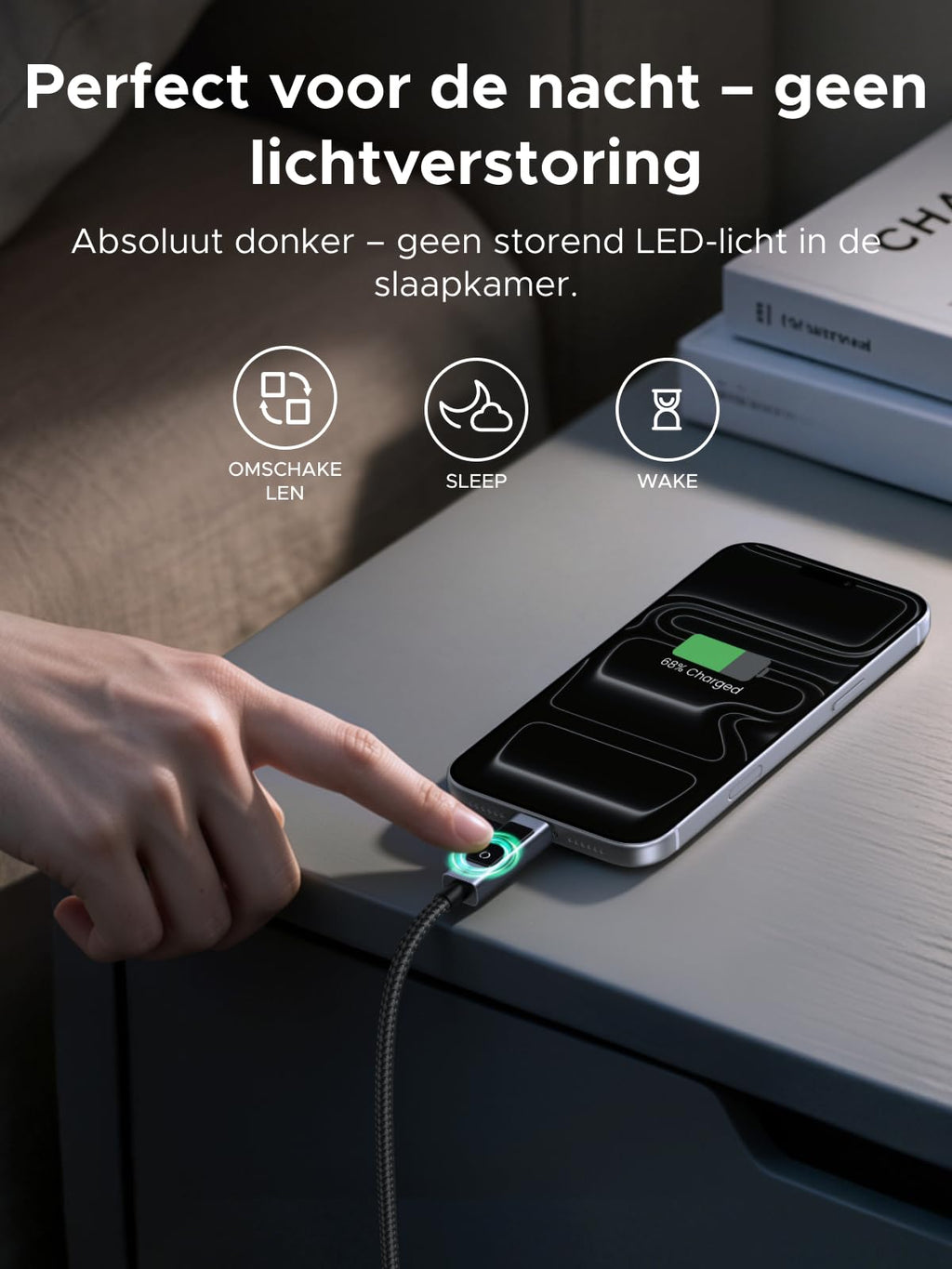 UGREEN Nexode 240 W USB-C-kabel met Smart Display | UGREEN NL