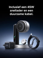 UGREEN MagFlow Pro 25W Qi2 3-in-1magnetisch oplaadstation met koeling