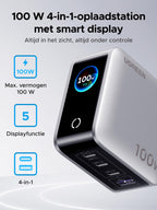 UGREEN Nexode Pro 100 W Oplader met Smart Display | UGREEN NL