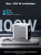 UGREEN Nexode Pro 100 W Oplader met Smart Display | UGREEN NL