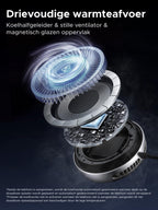 UGREEN Magflow Pro Qi2 25W magnetisch oplaadstation met actieve koeling