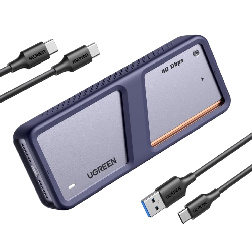 UGREEN M.2 NVMe SSD-behuizing met USB4 40Gbps en actieve koeling