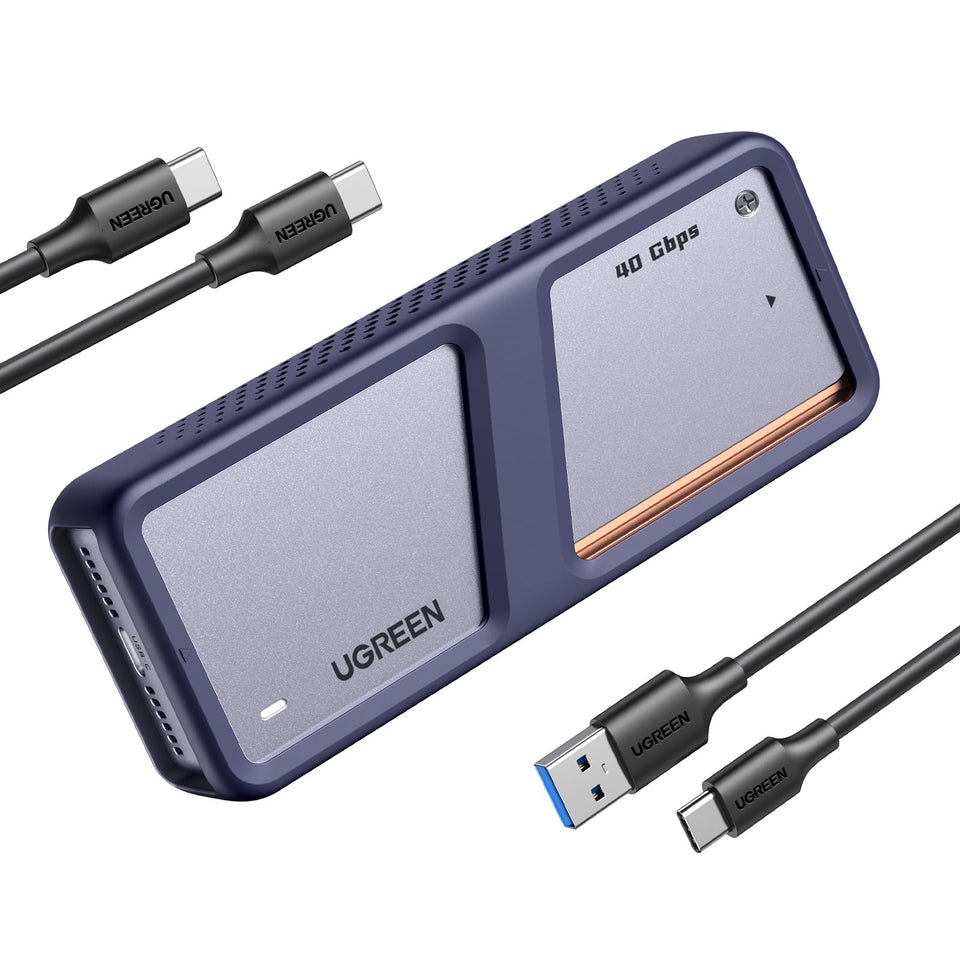 UGREEN M.2 NVMe SSD-behuizing met USB4 40Gbps en actieve koeling