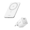 UGREEN MagFlow Air Powerbank & Nexode Air-oplader in Bundel (5.000 mAh / 10.000 mAh, Qi2 15 W, 65 W GaN)
