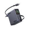 UGREEN Nexode Pro Oplader met Smart Display (160 W, 4 Poorten, GaN, Uitschuifbare Kabel, App-bediening)