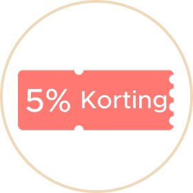 5% korting