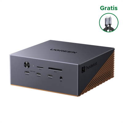 UGREEN Maxidok 17-in-1 Thunderbolt™ 5 Dockingstation – 8TB, Dual 6K/8K-display voor Mac & Windows