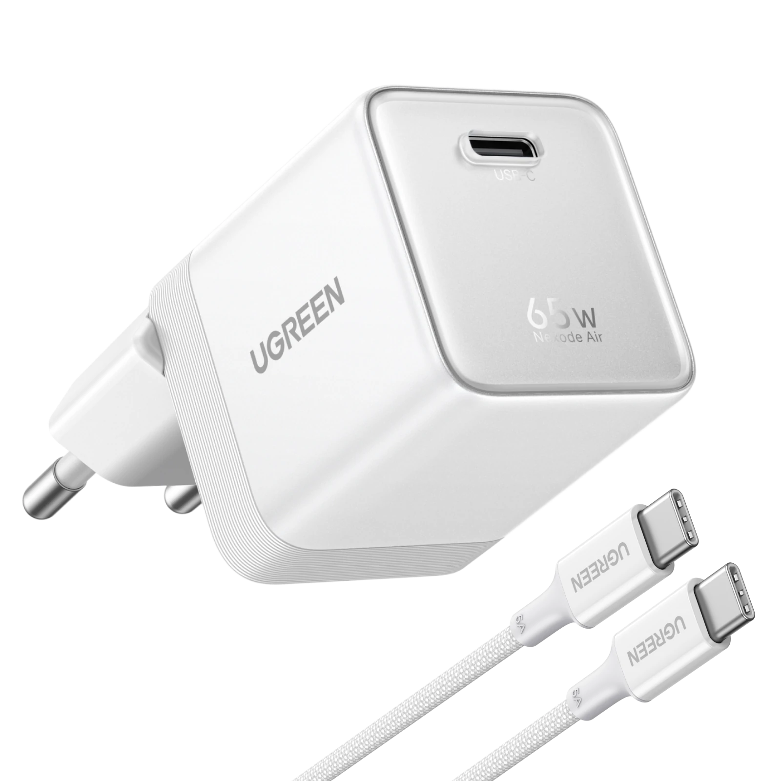 UGREEN Nexode Air USB-C Oplader (65W, GaN)