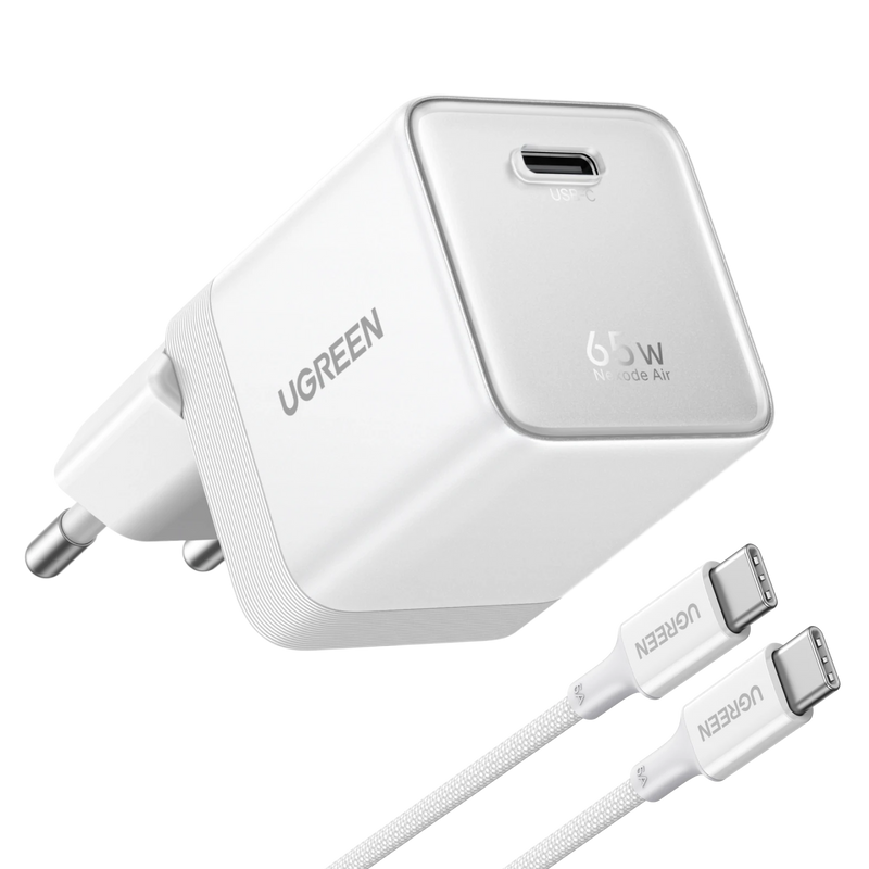 UGREEN Nexode Air USB-C Oplader (65W, GaN)