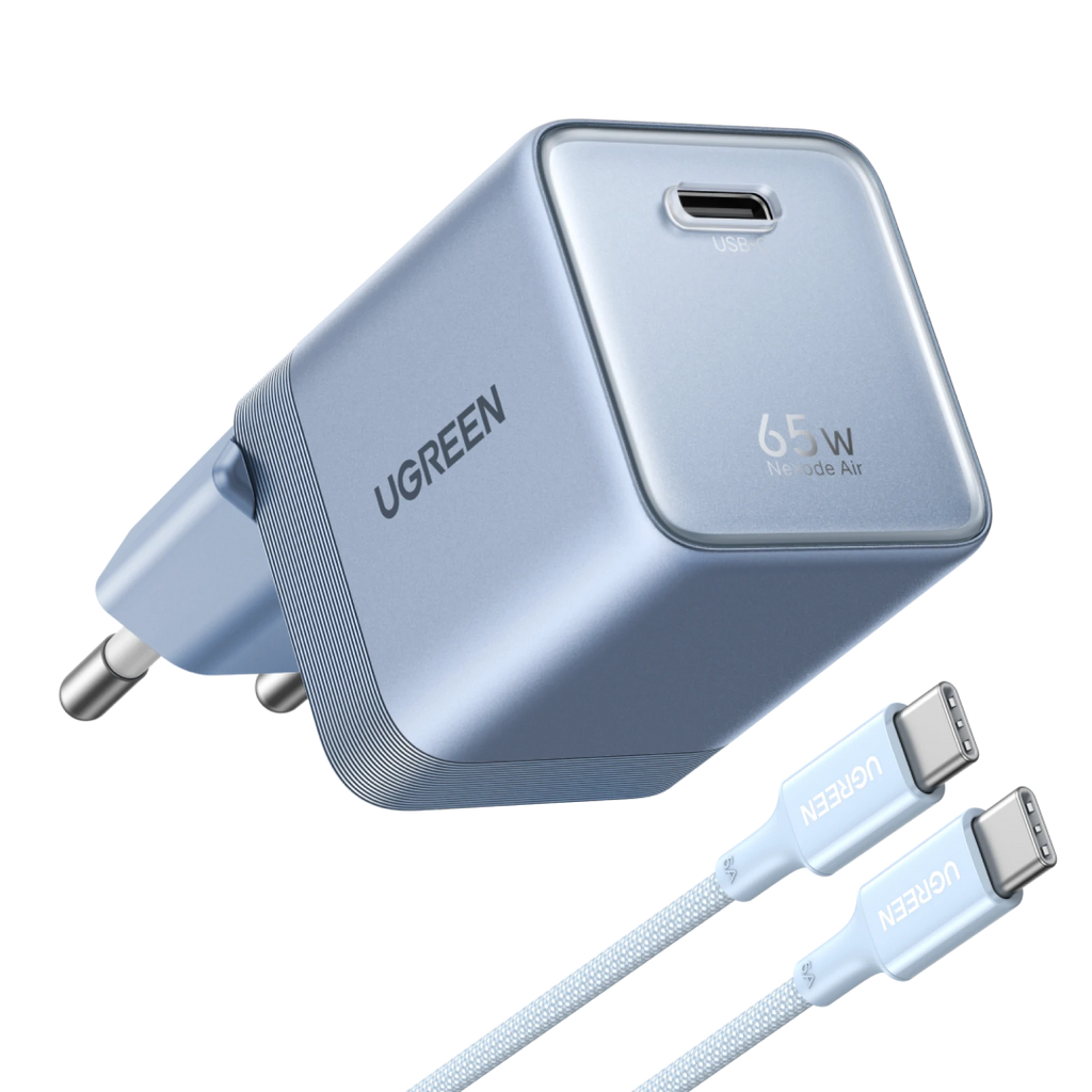 UGREEN Nexode Air USB-C Oplader (65W, GaN)
