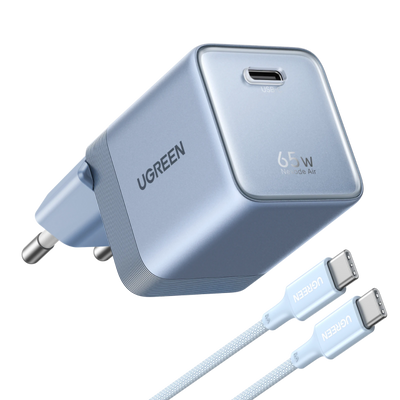 UGREEN Nexode Air USB-C Oplader (65W, GaN)
