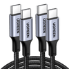 UGREEN 100W USB C naar USB C kabel 2pcs PD3.0 PPS USB - C oplaadkabel 5A/20V compatibel met iPhone 15 Pro