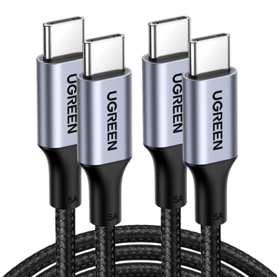 UGREEN 100W USB C naar USB C kabel 2pcs PD3.0 oplaadkabel 5A/20V