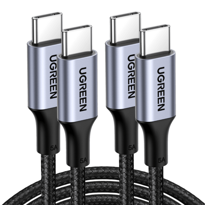 UGREEN 100W USB C naar USB C kabel 2pcs PD3.0 PPS USB - C oplaadkabel 5A/20V compatibel met iPhone 15 Pro