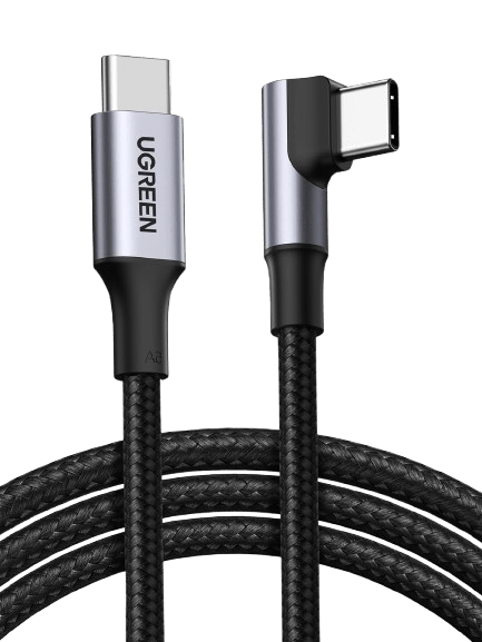 UGREEN 100W USB C naar USB C Kabel Hoek PD 3.0 Oplaadkabel USB-C 90°