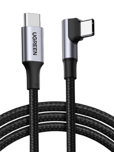 UGREEN 100W USB C naar USB C Kabel Hoek PD 3.0 Oplaadkabel USB-C 90°