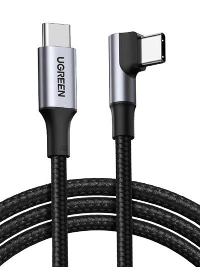 UGREEN 100W USB C naar USB C Kabel Hoek PD 3.0 Oplaadkabel USB-C 90°