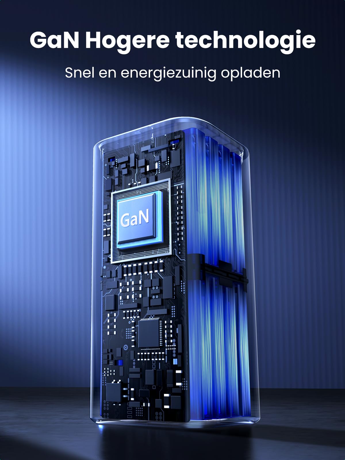UGREEN 130W GaN sigarettenaansteker USB PD3.0 autolader USB C 4 - poorts