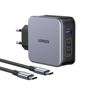 UGREEN Nexode 140W USB C GaN Oplader met 3 poorten