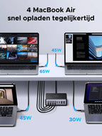 UGREEN 200W 8 - Poorts GaN Desktop Snellader