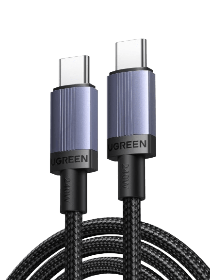 UGREEN 240W USB - C naar USB - C Oplaadkabel (Nylon Gevlochten)