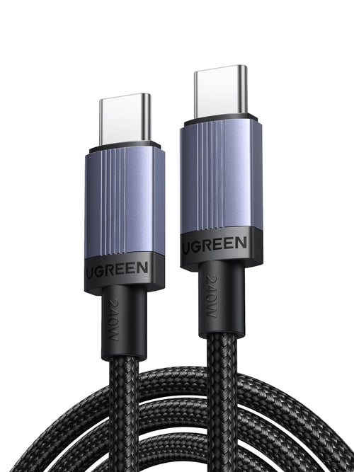 UGREEN 240W USB - C naar USB - C Oplaadkabel (Nylon Gevlochten)