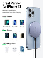 UGREEN 15W Magnetische Draadloze Qi Oplader -great partner for iphone 13