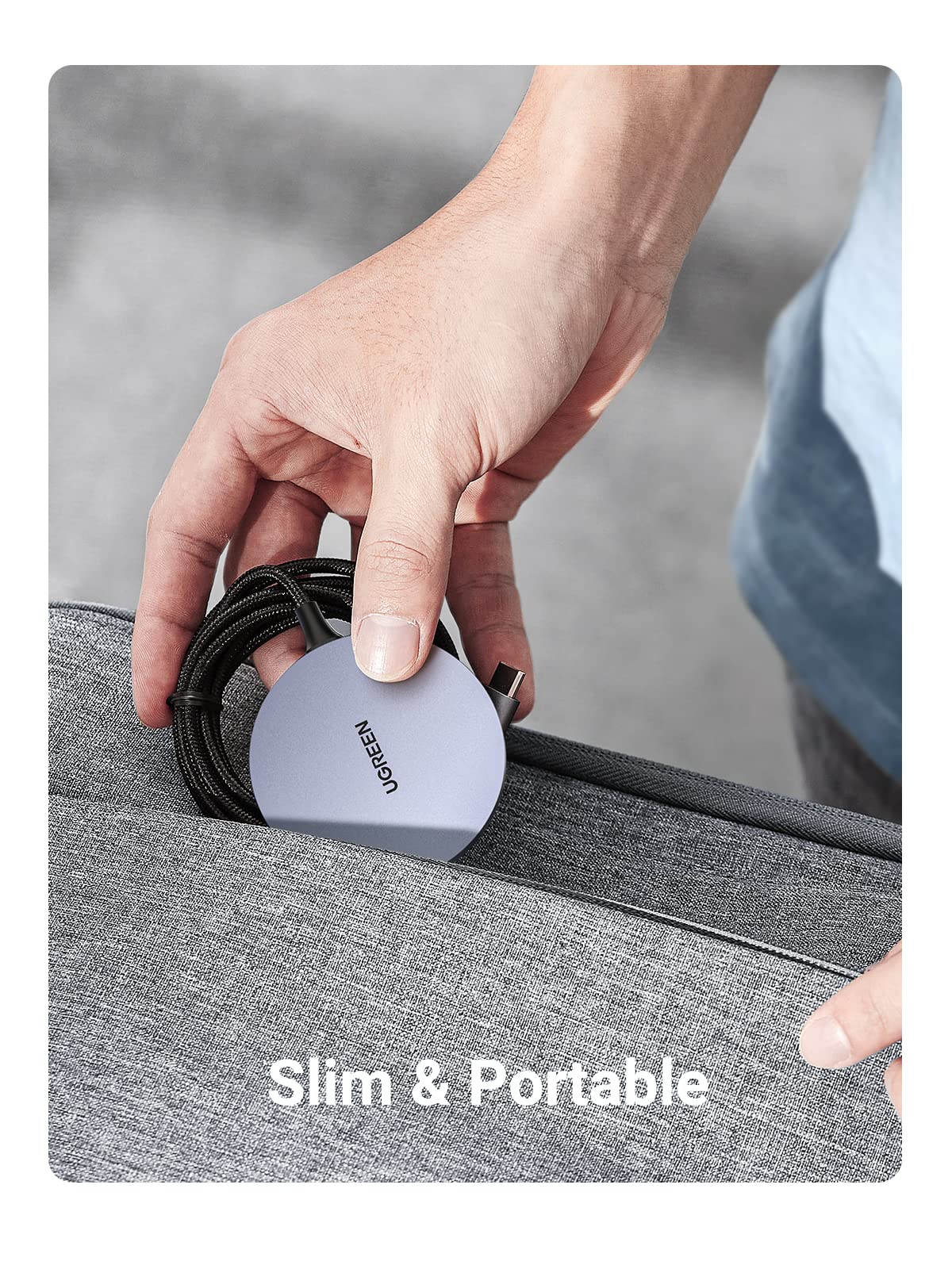 UGREEN 15W Magnetische Draadloze Qi Oplader -slim&portable