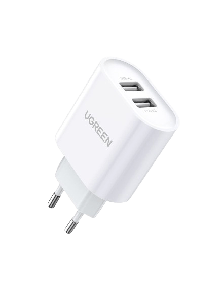 UGREEN 3,4A USB C Oplader met 2 Poorten
