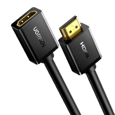 UGREEN 4K HDMI Verlengkabel Vrouwelijk naar Mannelijk voor TV stick, PS4 enz.(1m)