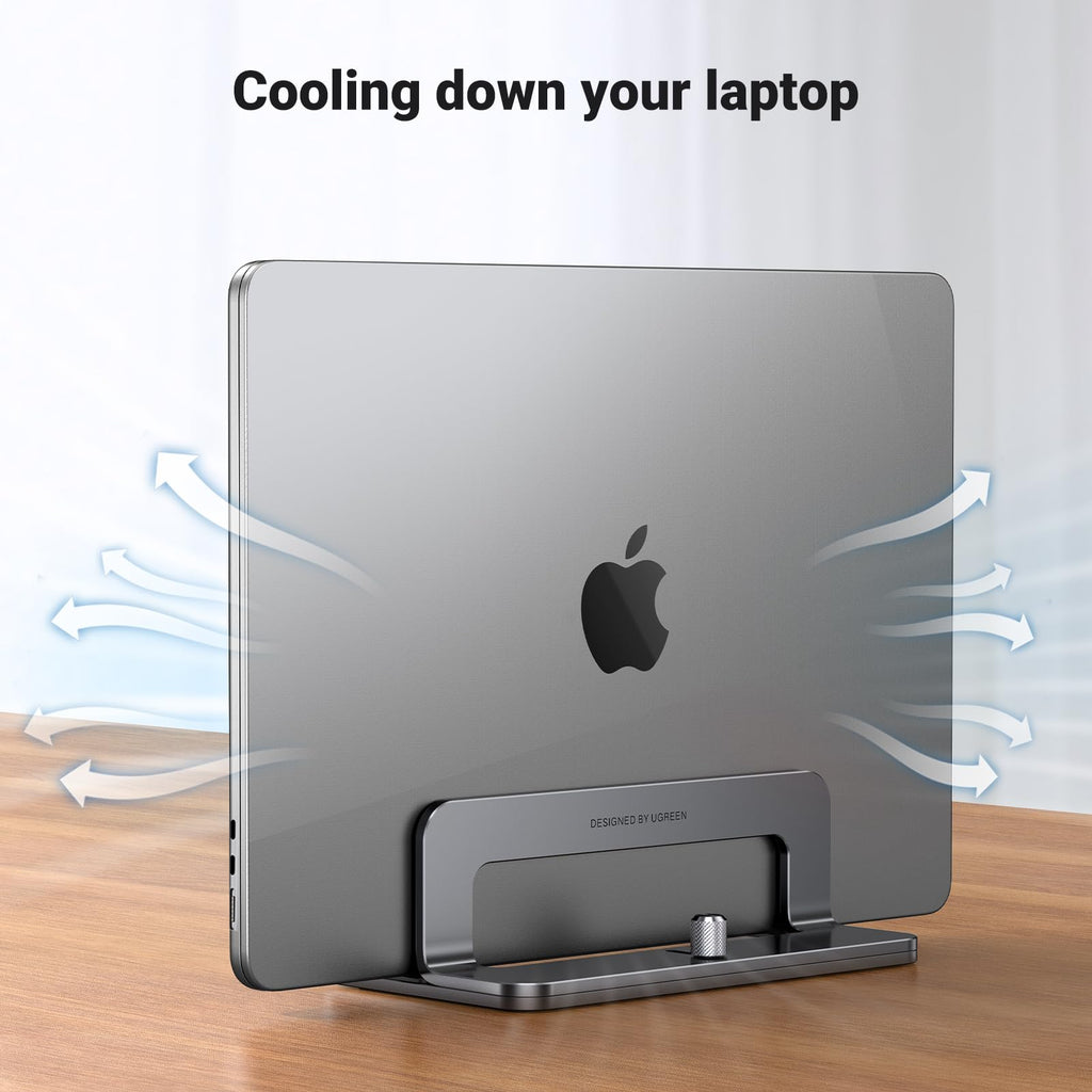 UGREEN Aluminium Verticale Laptop Standaard Verstelbare Bureau Laptop Stand