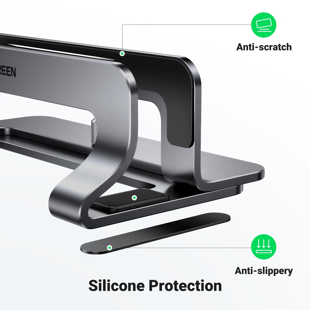 UGREEN Aluminium Verticale Laptop Standaard Verstelbare Bureau Laptop Stand