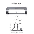 UGREEN Aluminium Verticale Laptop Standaard Verstelbare Bureau Laptop Stand