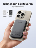 UGREEN 5000mAh  Draadloze Magnetische Powerbank -kleiner dan ooit tevoren