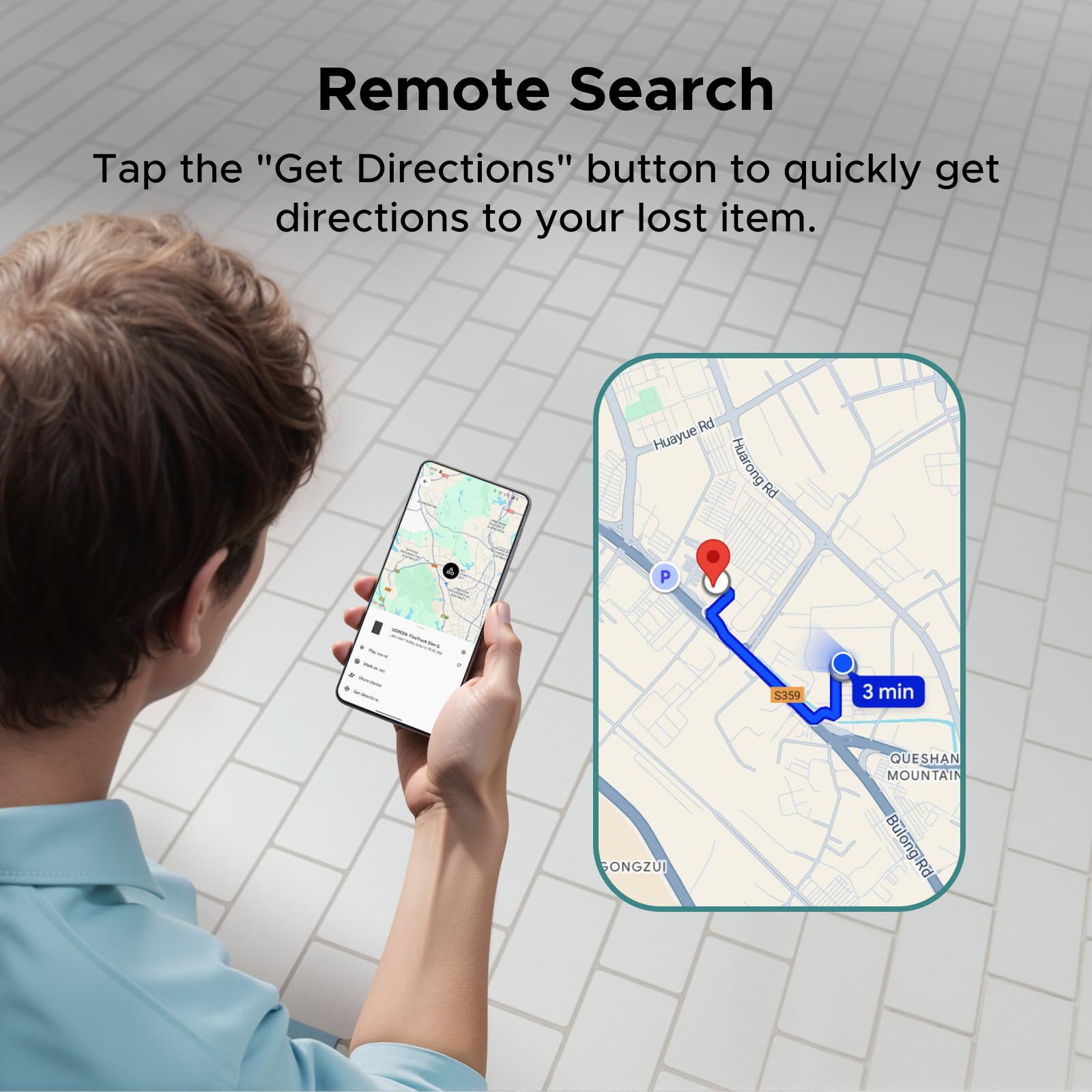 UGREEN FineTrack Slim G Smart Finder (Voor Android)