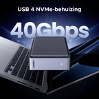 UGREEN M.2 NVMe SSD - behuizing (40Gbps, USB4, Thunderbolt 4)