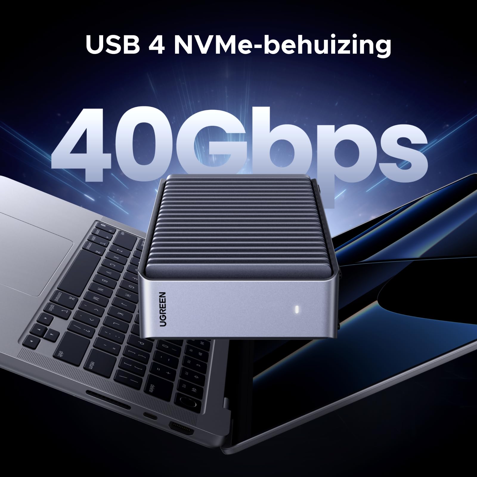 UGREEN M.2 NVMe SSD - behuizing (40Gbps, USB4, Thunderbolt 4)
