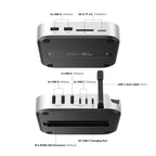 UGREEN Mac Mini M4 Hub & Stand met NVMe SSD - behuizing 8TB Max